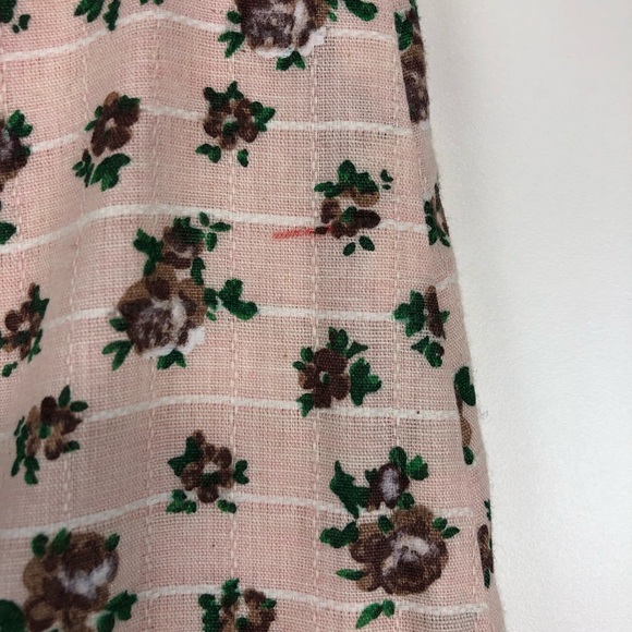 Majorelle Floral Pink MIDI Faux Wrap Skirt Small Draped - Picture 7 of 8